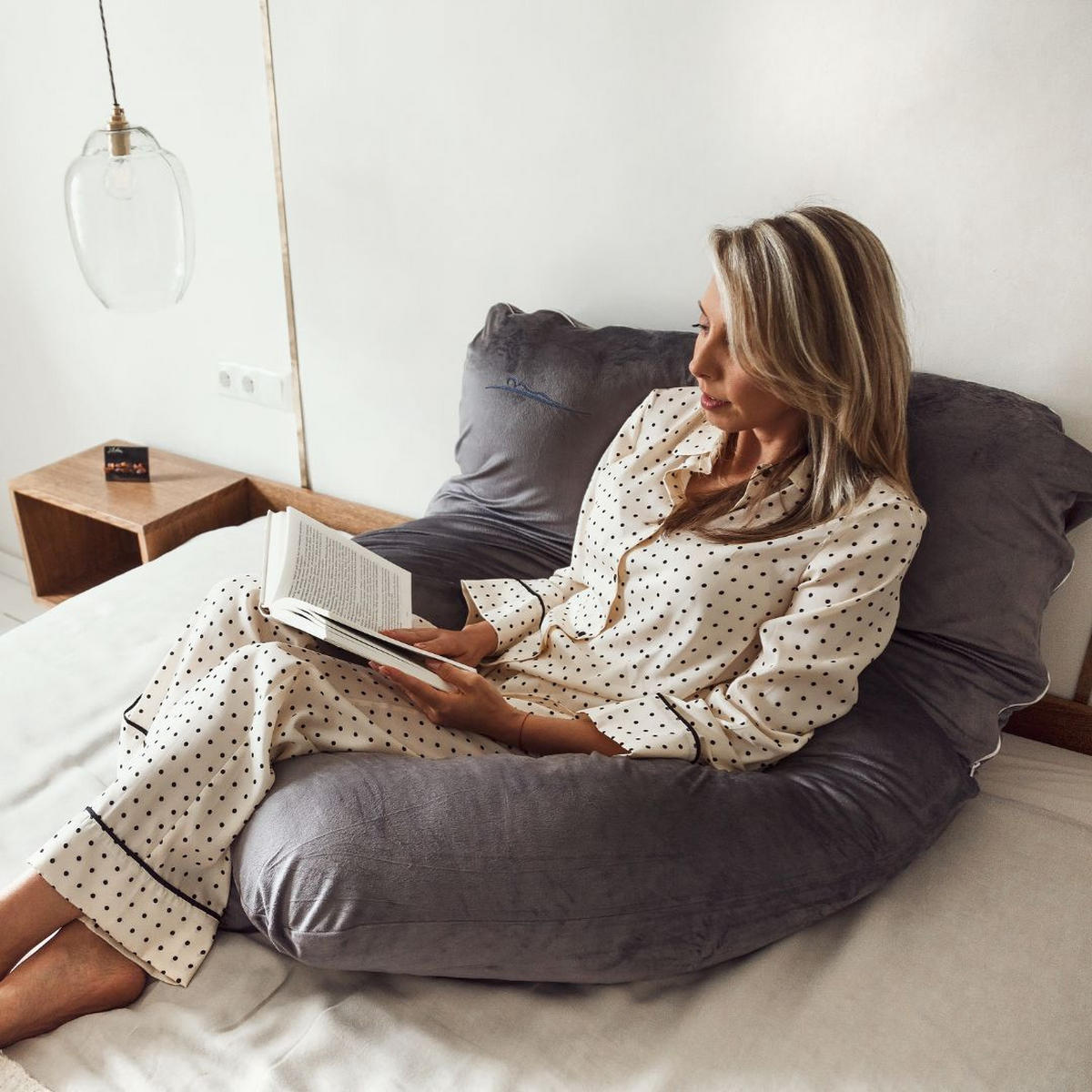 KOMFORTKISSEN - grau - Grau, Textil (100/150cm) - KomfortKissen