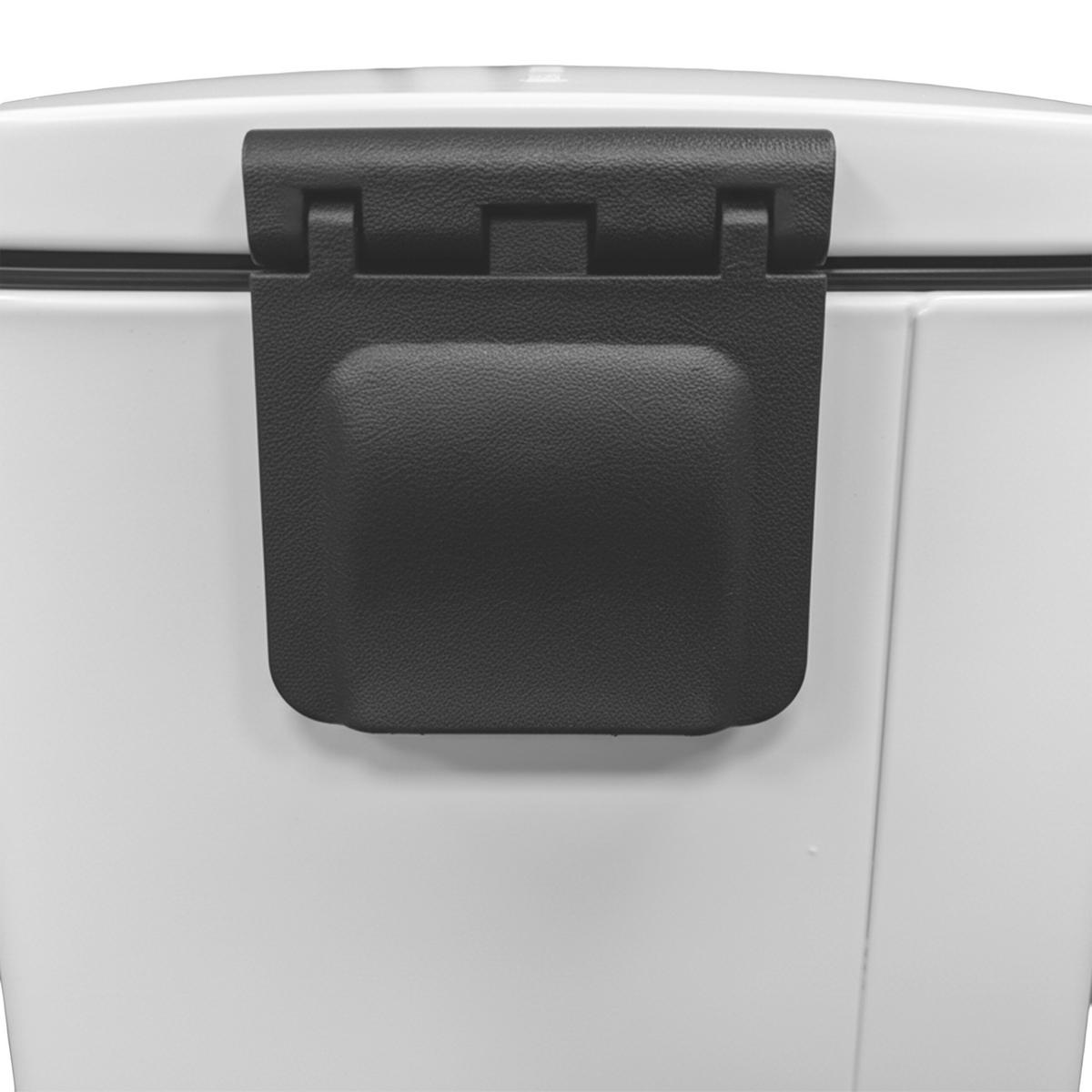 KOSMETIKEIMER - Weiß, Kunststoff/Metall (18/25/15cm) - Relaxdays