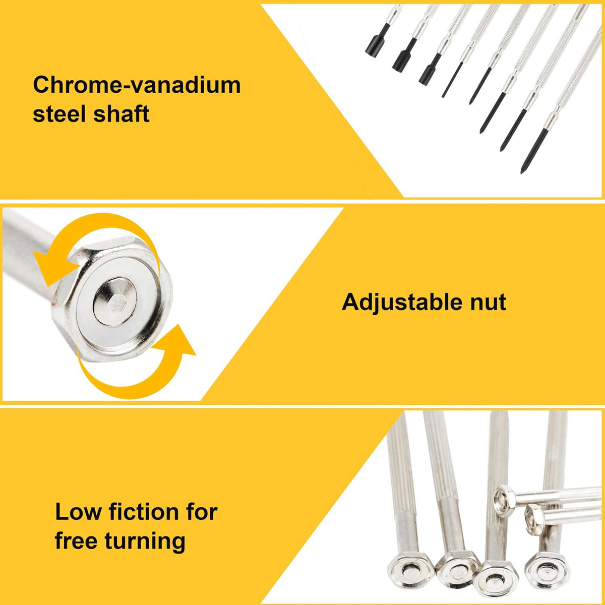 SCHRAUBENDREHER-SET – 16-in-1 – zur Reparatur von Brillen und Uhren - Silberfarben, Metall (13.5/21/1cm) - DCA