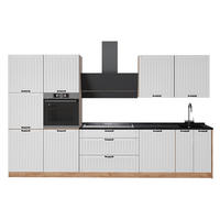 CHICINETĂ Fame-Line, Casă de țară albă/Stejar auriu, 340 cm, AP Antracit - stejar miere/alb, compozit lemnos (340/206.8/60cm) - Vicco