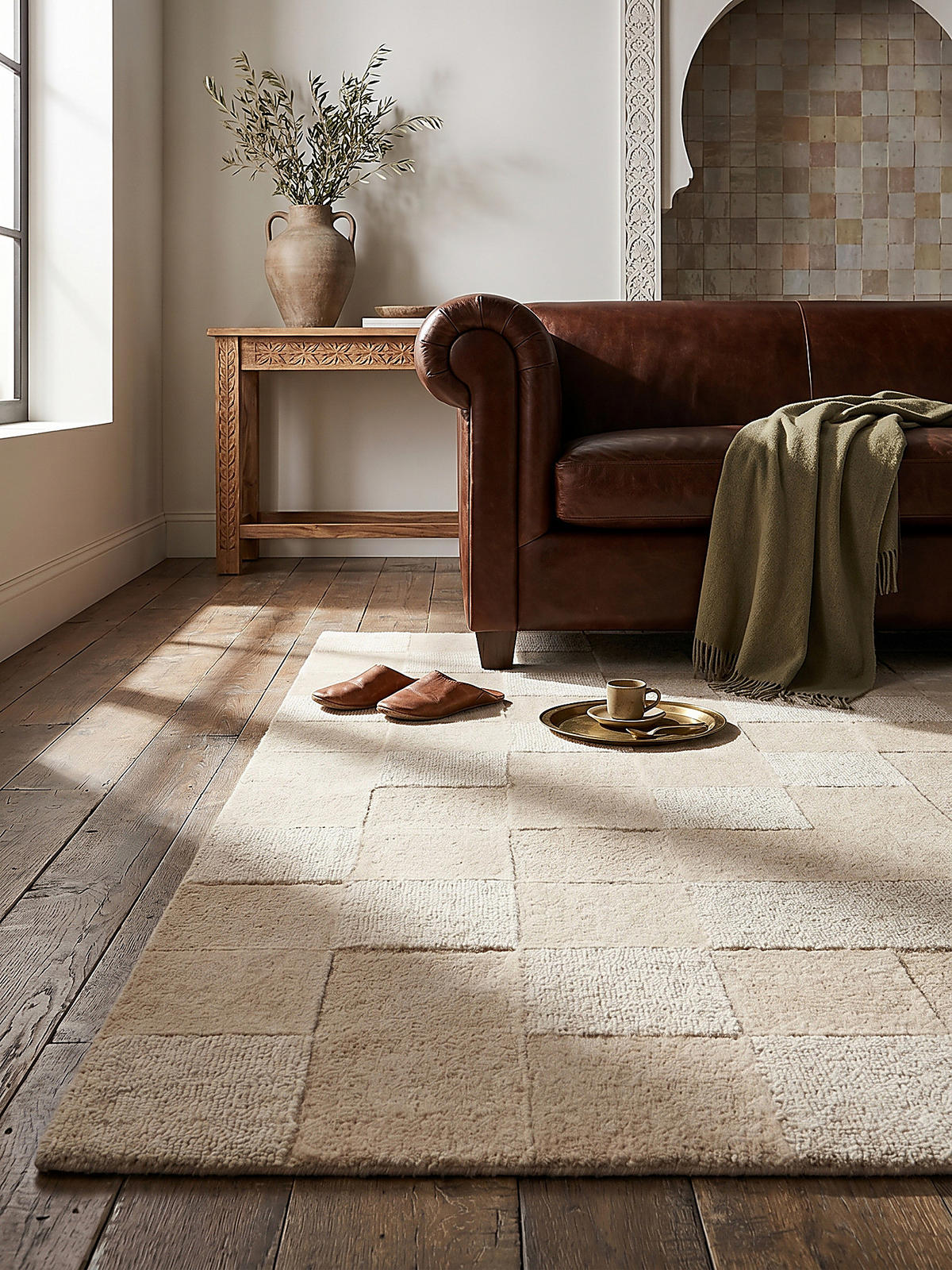 WOLLTEPPICH DEBEN 200/290 cm - Beige, Textil (290/200cm) - KADIMA DESIGN