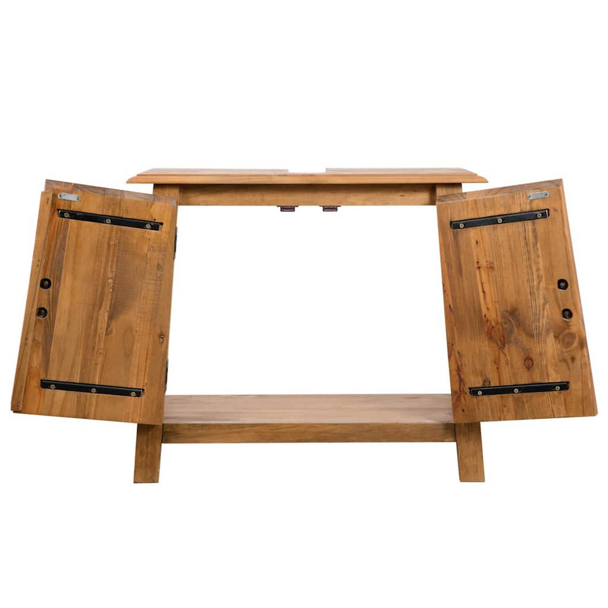 WASCHBECKENUNTERSCHRANK David 70/32/63 cm - Braun, Holzwerkstoff (70/63/32cm) - Nettlife