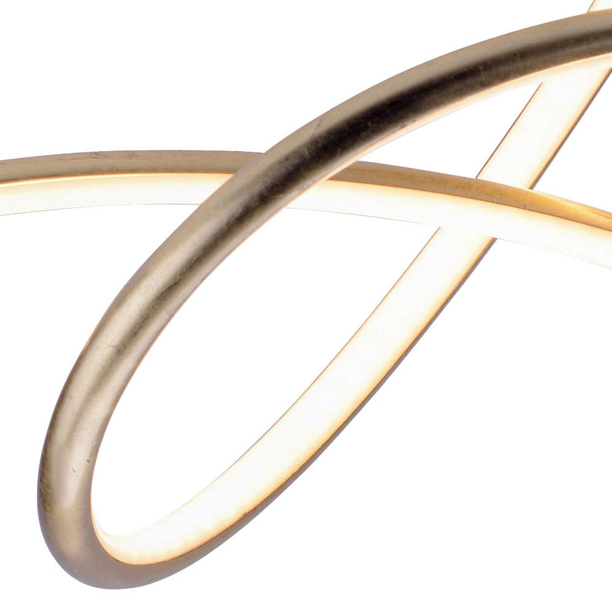 LED DECKENLEUCHTE Metall Gold - Goldfarben, Metall (51/27.7/30cm)