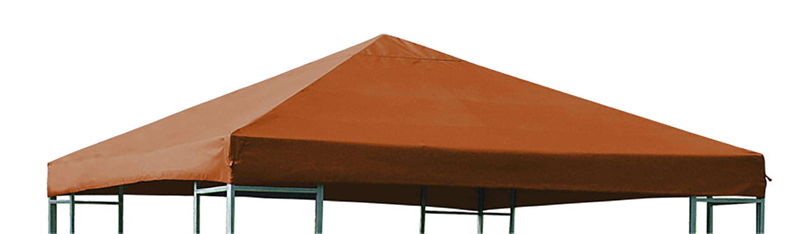 ERSATZDACH für Pavillons 3x3m, Pavillondach Toro, Wasserdicht, Farbe: Terracotta - Braun, Kunststoff (300/0.3/300cm) - TPFGarden