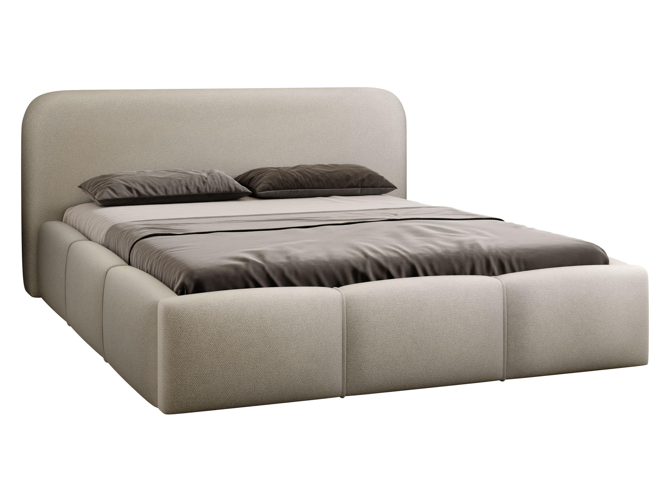 Mirjan24 Polsterbett Beige 180x200 cm