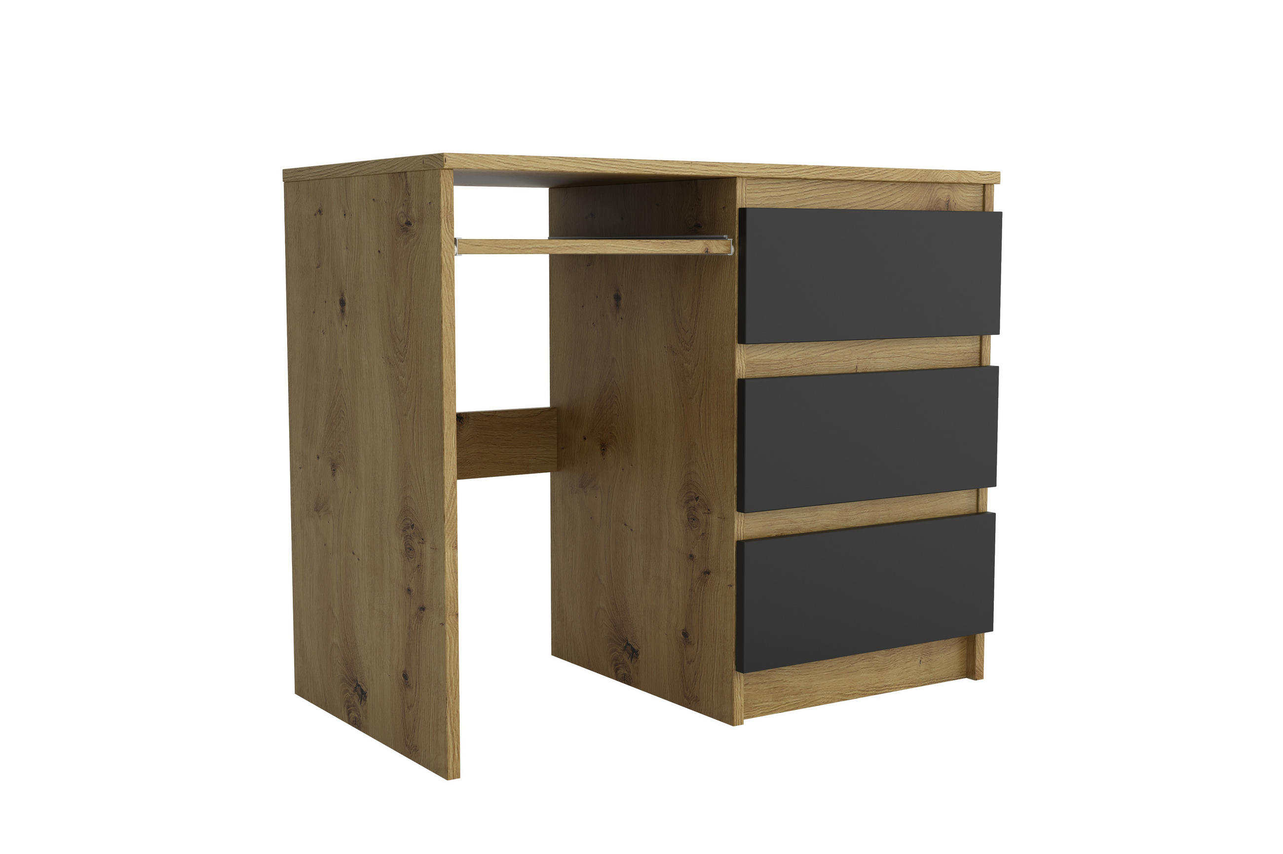 Masseno Schreibtisch Eiche Artisan 50x76x90 cm
