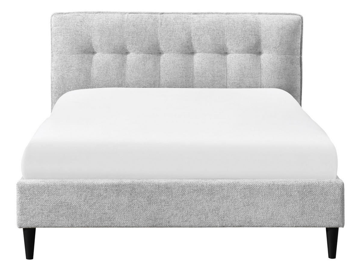 POLSTRBETT Abril 914Y - Schwarz/Grau, Holzwerkstoff/Kunststoff (140/200cm) - MIRJAN24