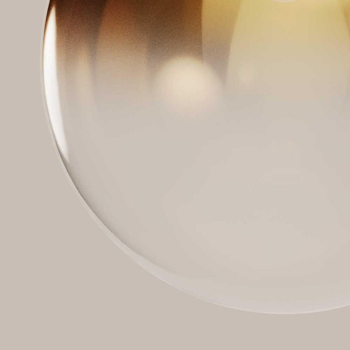 STEHLAMPE Poseidon Weiß Ø 30cm - Weiß, Glas (30/30/170cm) - s.luce