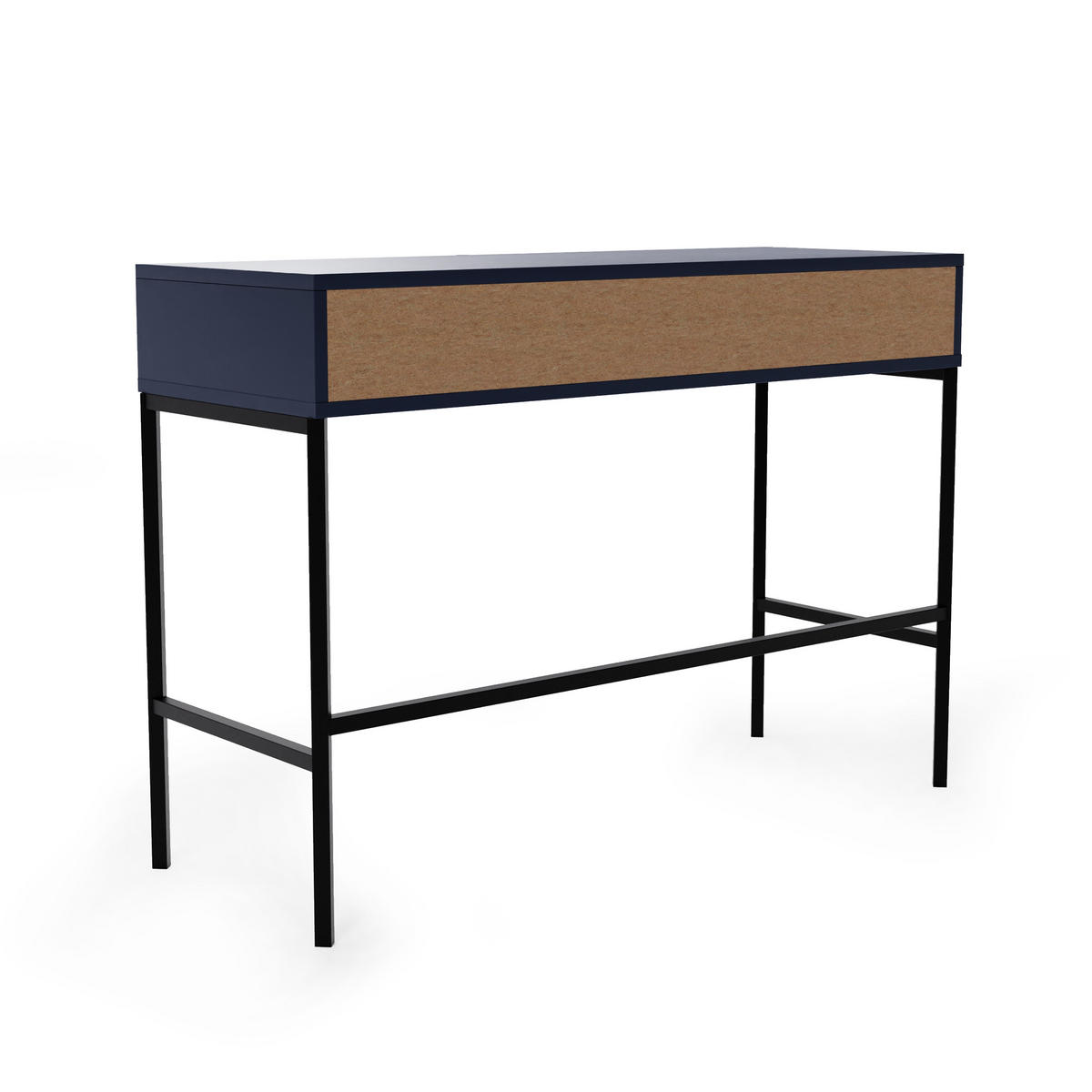 KONSOLENTISCH mit Schubladen, Blau - Blau, Holzwerkstoff (110/41/78cm) - Idohome