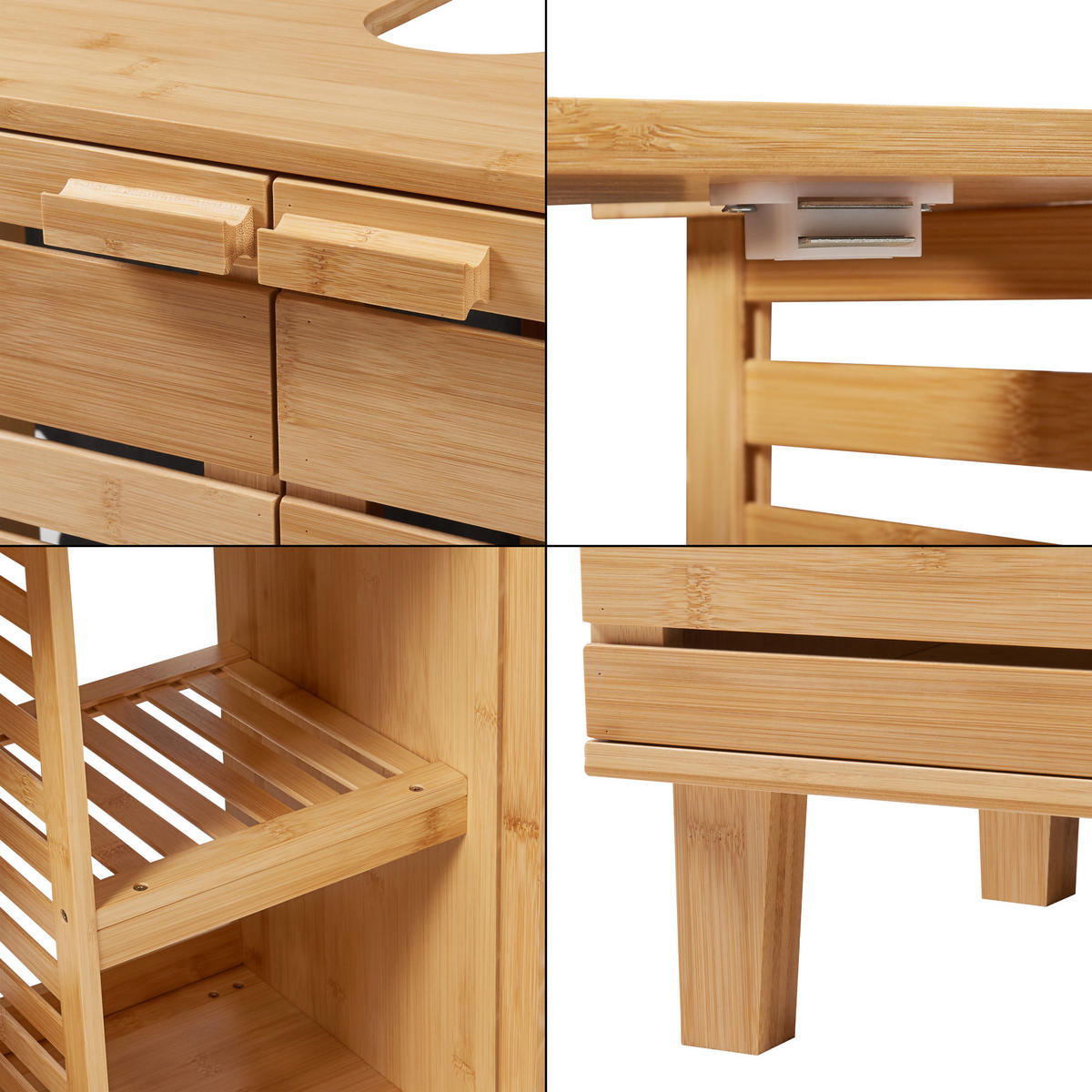 SKŘÍŇ POD UMYVADLO Epind - přírodní, dřevo (66/60/30cm) - [en.casa]