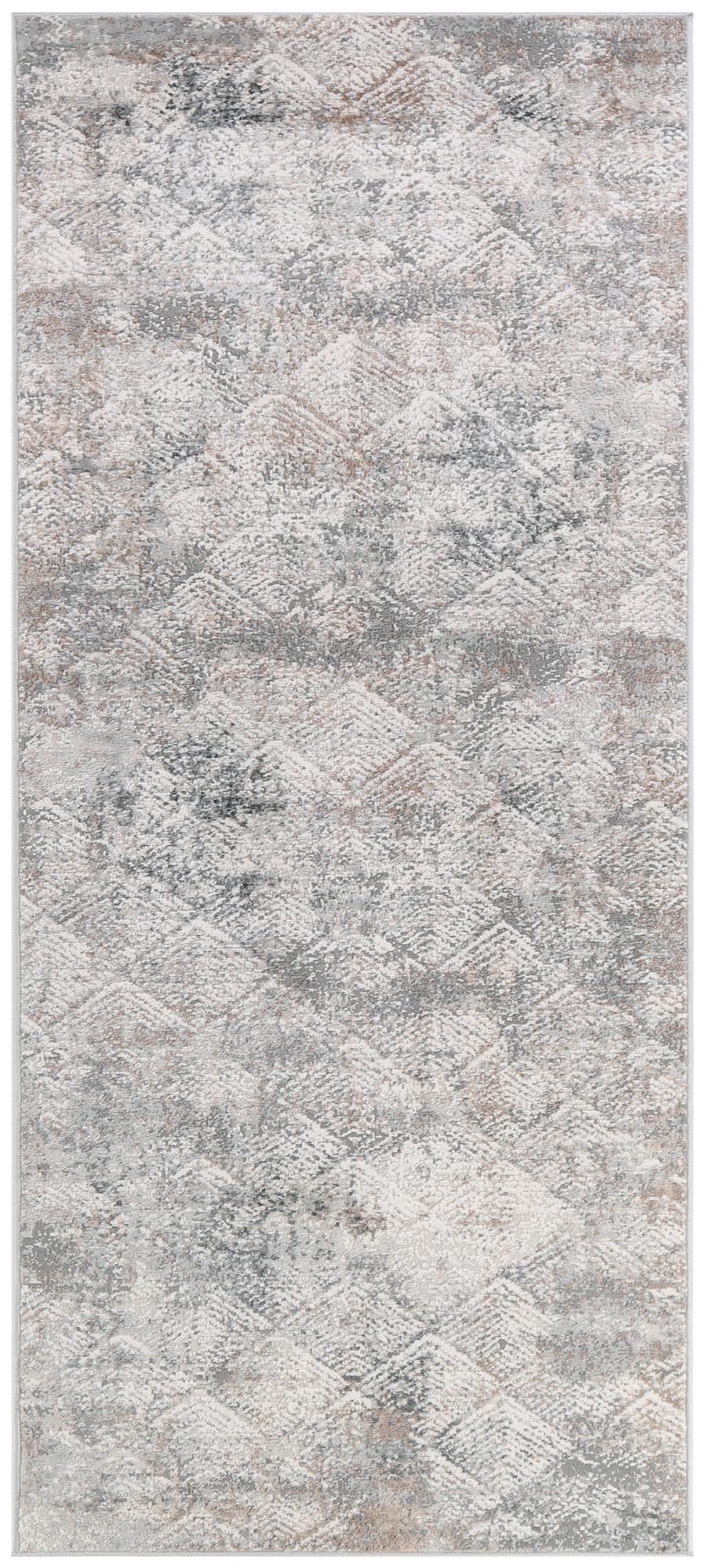 TEPPICHLÄUFER VALLEY hellgrau vintage 80/400 cm - Hellgrau, Textil (80/400cm) - Tapiso