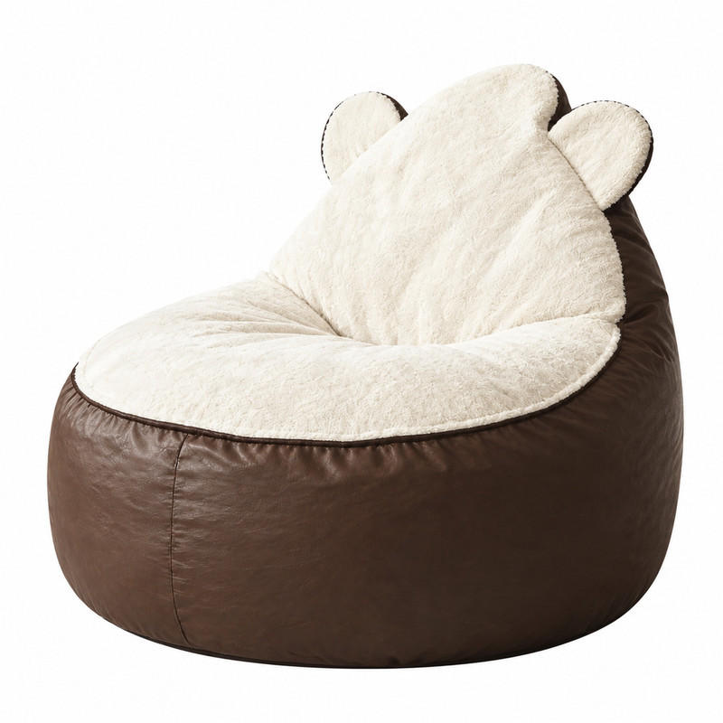 LOUNGESESSEL in Bärenform mit breiter Sitzbasis Braun - Braun, Kunststoff (100/94/100cm) - Beauniv