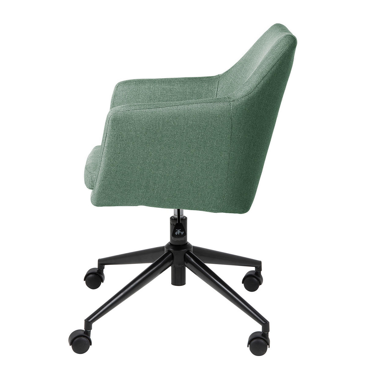 BÜRODREHSTUHL - Grau, Textil (58/95/58cm) - home24