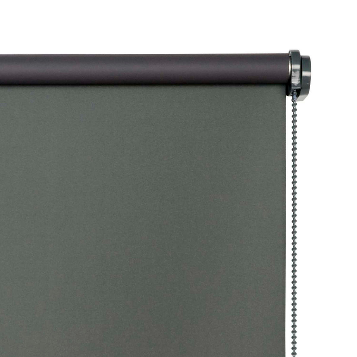 VERDUNKELUNGSROLLO Dunkelgrau 140x180 cm - Grau, Kunststoff (140/180cm) - STORESDECO