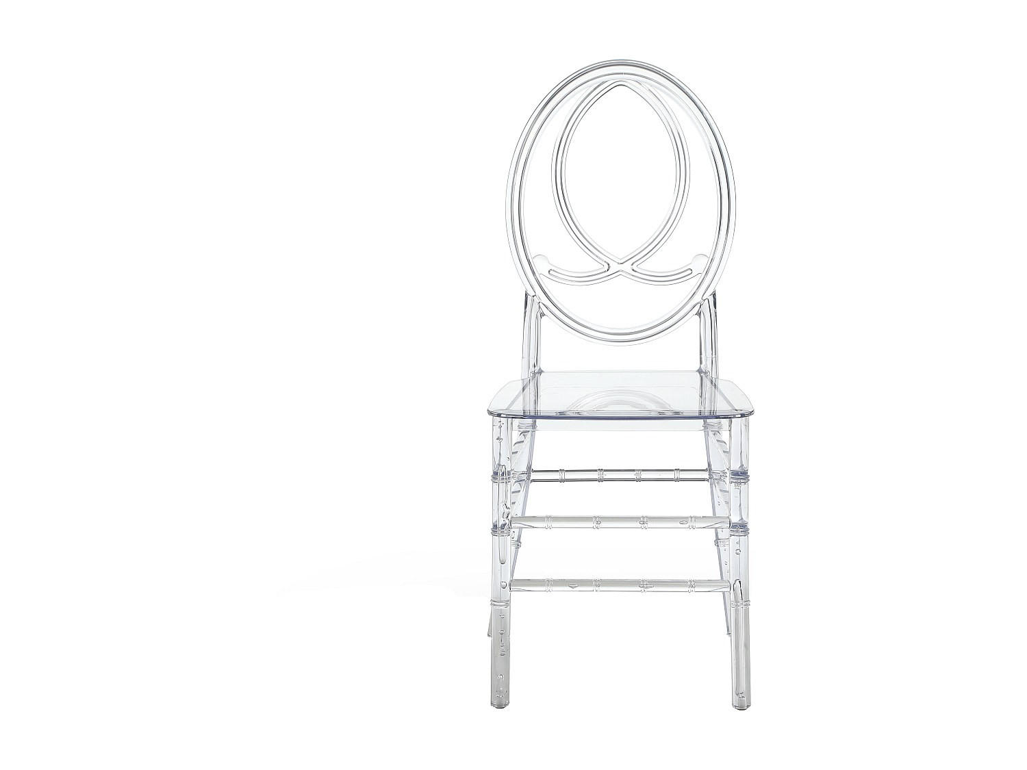 STUHL - 38.5 cm x 53 cm - Plastik - Transparent - AMALINE - Transparent, Kunststoff (38.5/91.5/53cm) - Vente-Unique