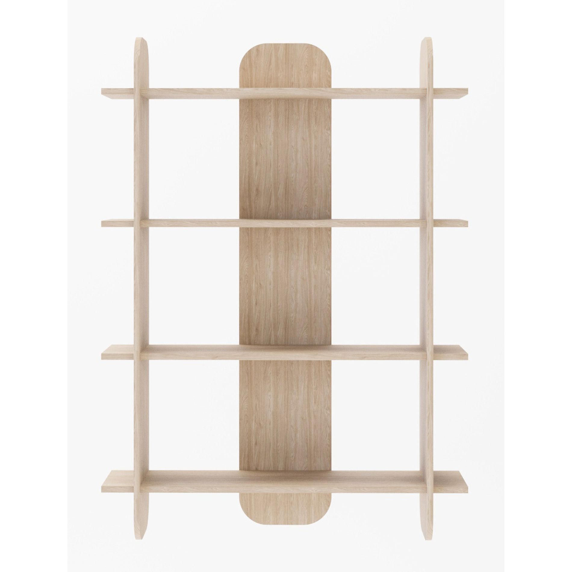 REGAL Livio Eichenholzoptik 107 cm - Beige, Holzwerkstoff (107.2/149.4/28cm) - Selsey