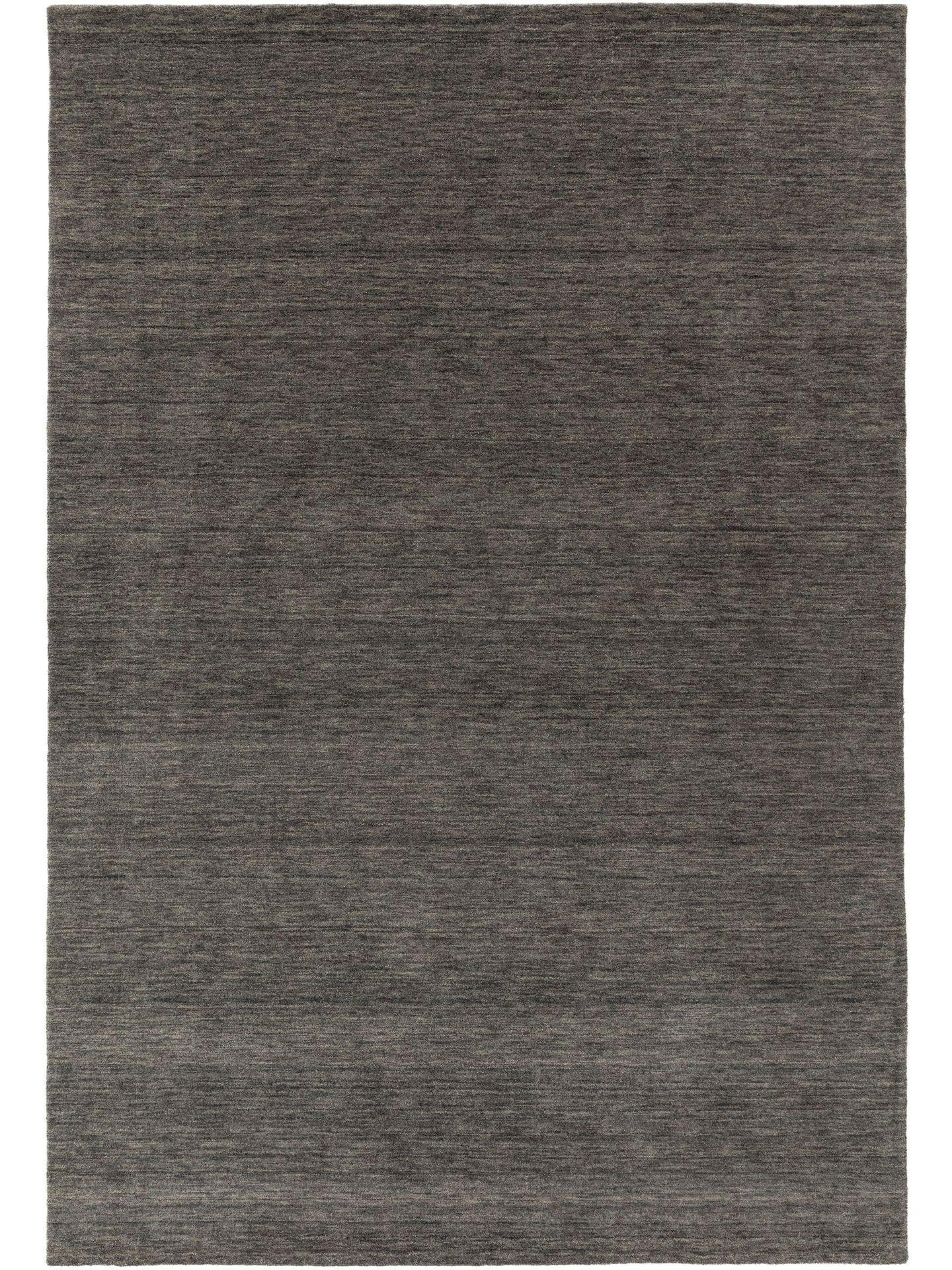 TEPPICH Wollteppich Jamal Grau - Grau, Textil (200/1cm) - KUNSTLOFT