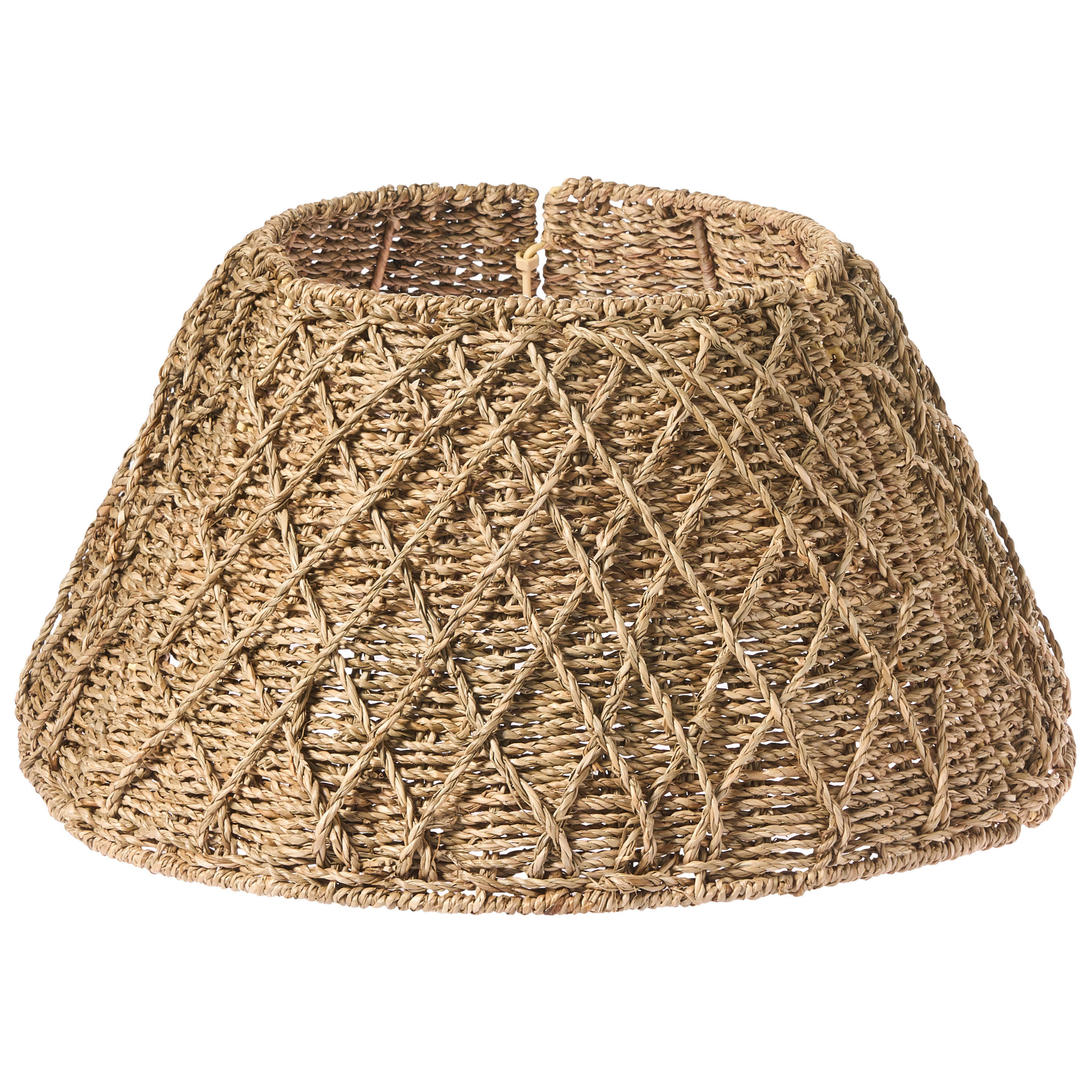 WEIHNACHTSBAUMKRAGEN 22 cm Naturfarben Bougie - Naturfarben, Naturmaterialen (22cm) - Beliani