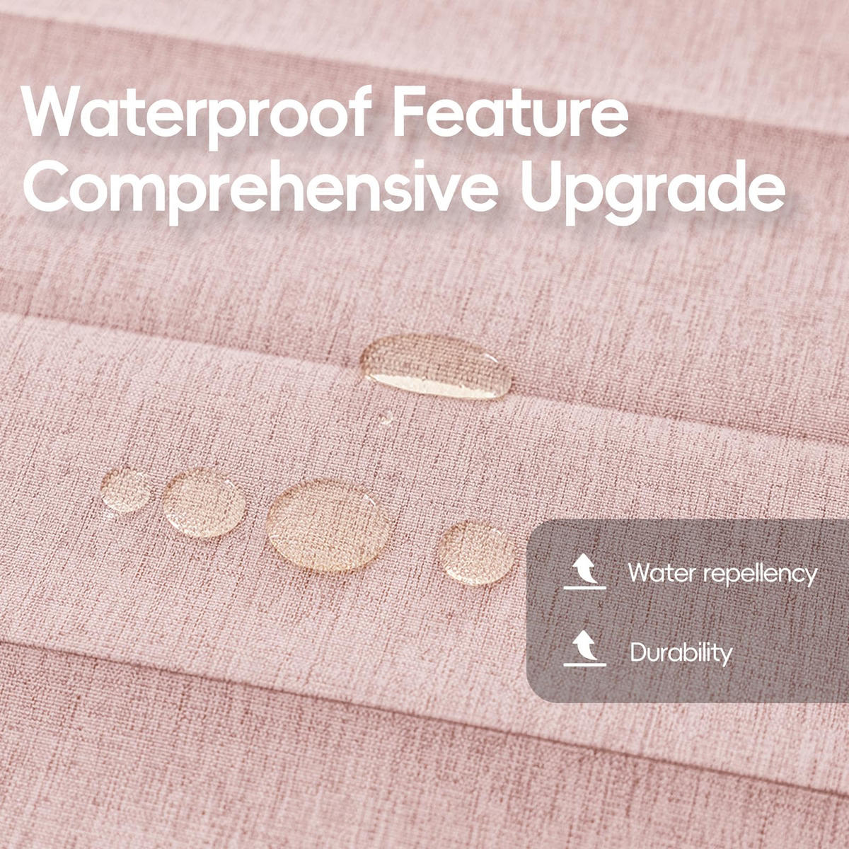 DUSCHVORHANG Rosa magnetisch faltbar Leinen wasserdicht schimmelresistent waschbar mit Haken - Pink, Textil (220/200cm) - MCBOSON