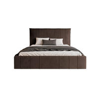 POLSTERBETT Acate 160x200 cm, Braun - Braun, Textil (160/200cm) - Fedve