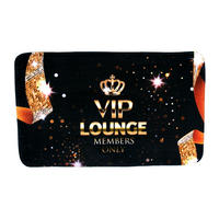 BADTEPPICH VIP Lounge 70 x 110 cm - Schwarz, Textil (70/110cm) - Sanilo