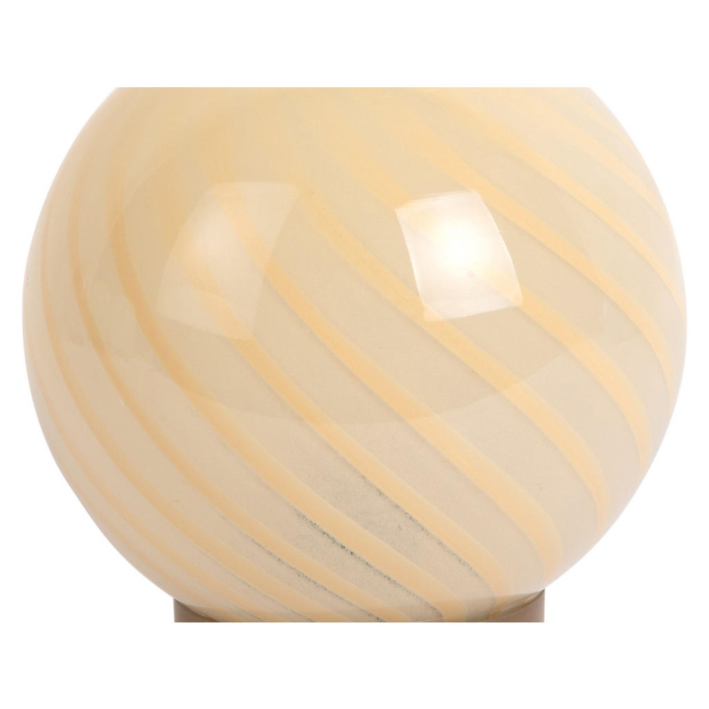 Thumbnail - Leitmotiv Tischlampe, Gelb, Glas, 15.2x16.7x15.2 cm, CE, Lampen & Leuchten, Innenbeleuchtung, Tischlampen, Tischlampen