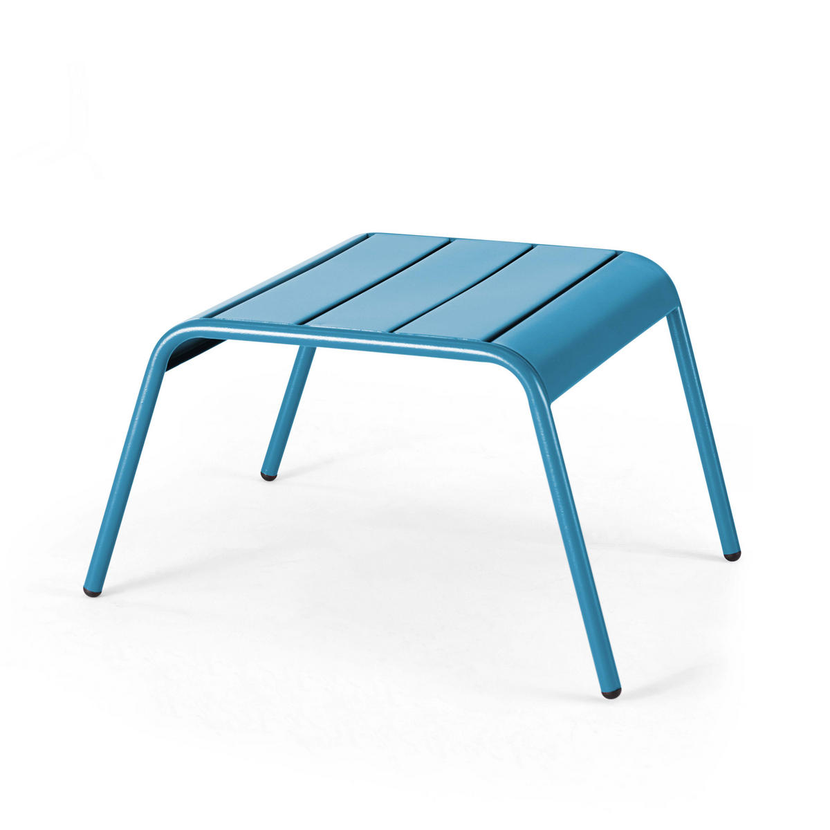 RELAXSESSEL MIT HOCKER 2-tlg., Pazifikblau - Dunkelblau, Metall (64/72/60cm) - Oviala