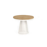 ESSTISCH Cone Bis - Honigeiche/Kaschmir, Holzwerkstoff/Metall (100/100/76cm) - Meblini