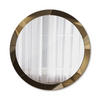 SPIEGEL Ø100 cm Rund mit Aufdruck - Beige, Glas (100/100/0.4cm) - TULUP
