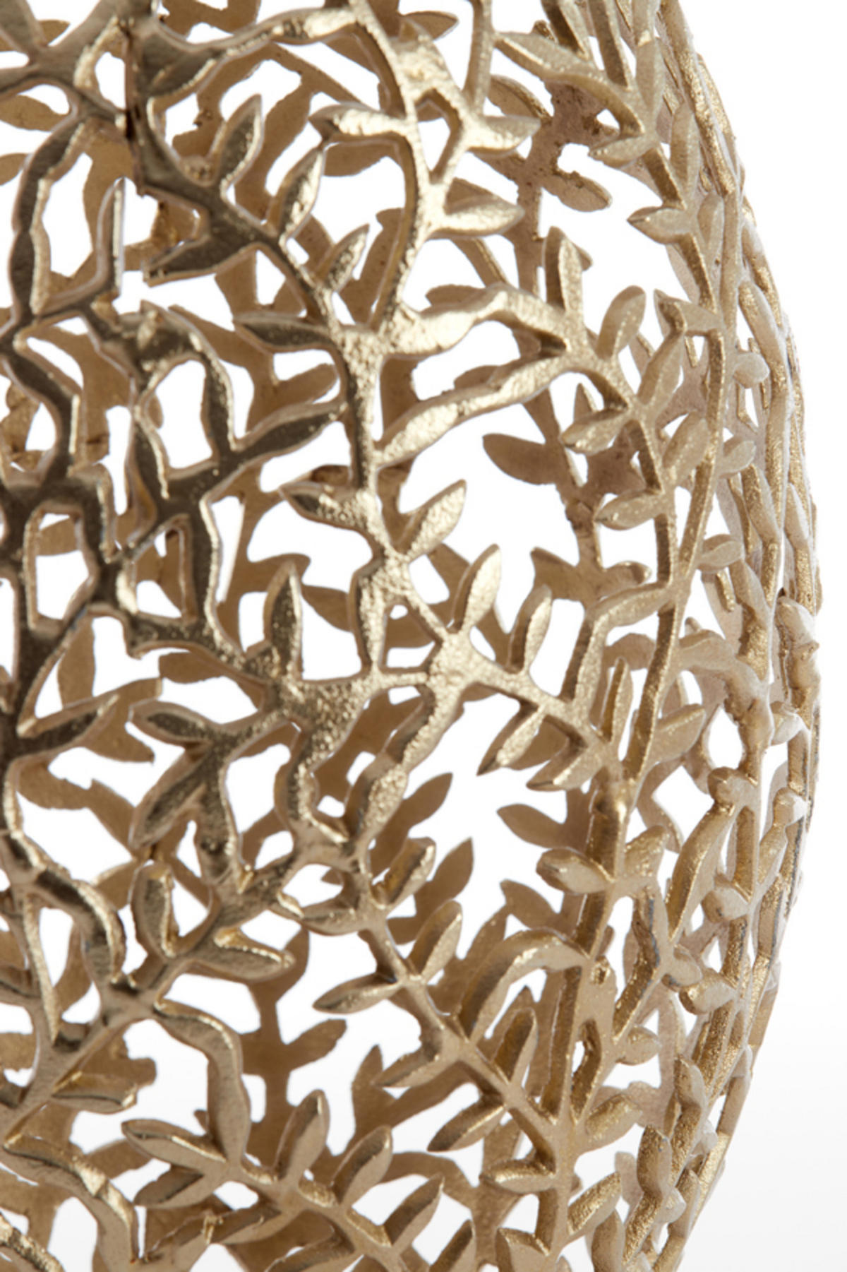 WINDLICHT Famaro Gold Ø25/39 cm - Goldfarben, Metall (25/39/25cm) - Light & Living
