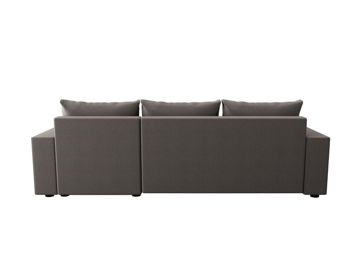 ECKSOFA HEWLET L BIS Sawana 21 Rechts mit Schlaffunktion - Grau, Textil (240/140cm) - Bedante