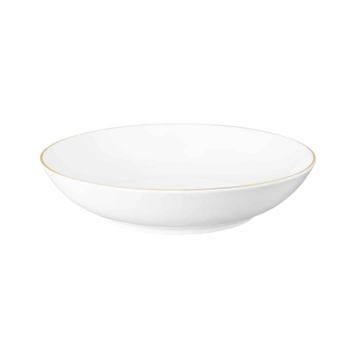 SUPPENTELLER Liberty Goldrand weiß-gold ø 21,2 cm 6er Set - Goldfarben/Weiß, Keramik (21.2cm) - Seltmann Weiden