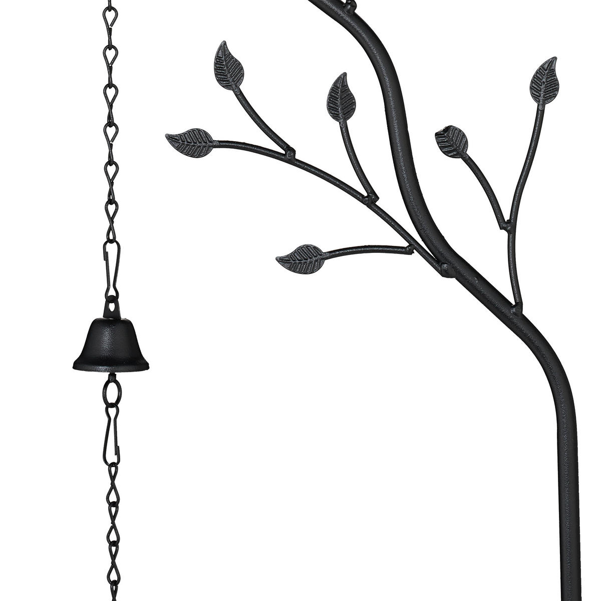 2XRANKGITTER - Schwarz, Metall (45/170/4cm) - Relaxdays