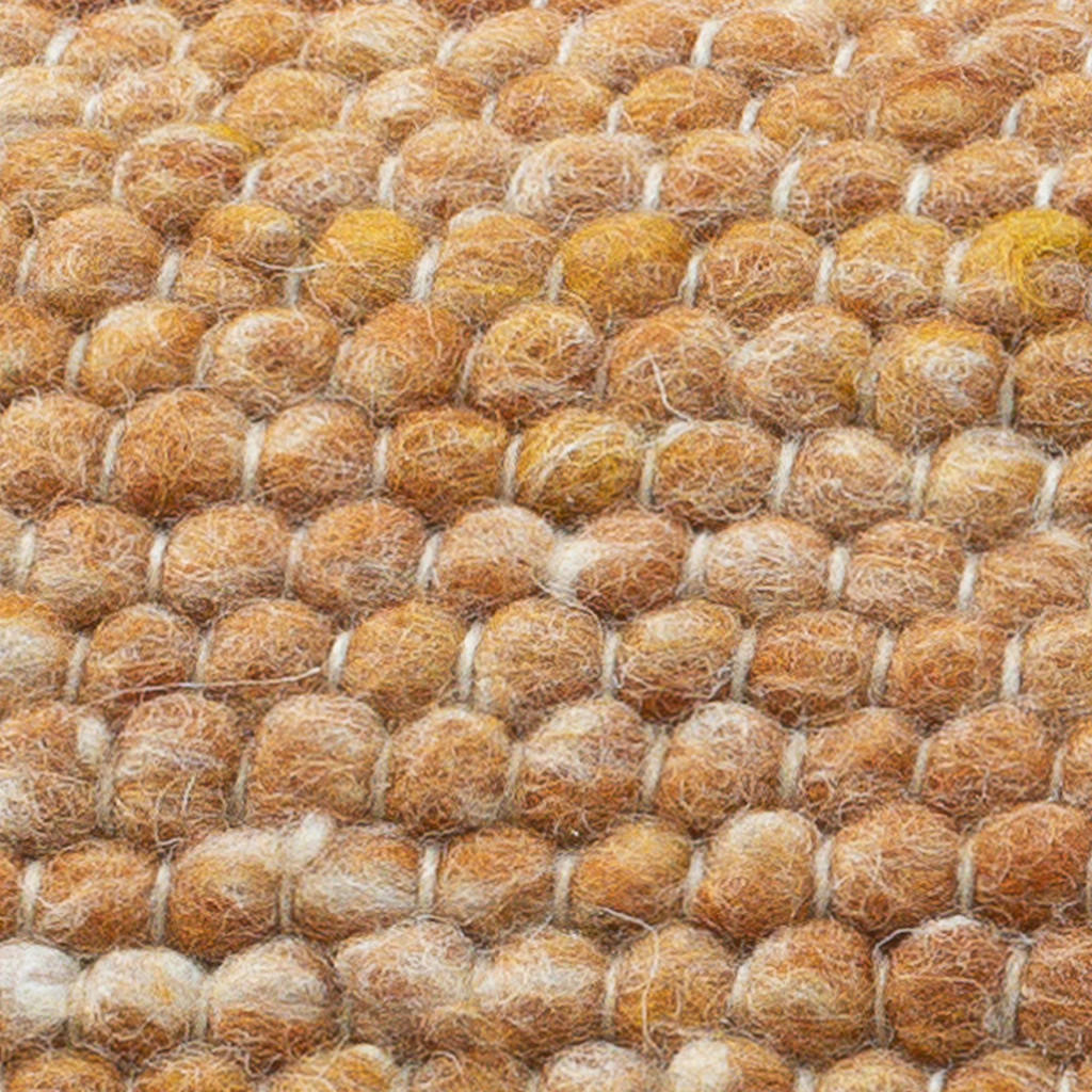 Thumbnail - Rug and Roll Handwebteppich, Terracotta, Textil, Uni, Rechteckig, 40x60 cm, für Fußbodenheizung geeignet, Teppiche & Böd...