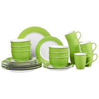 KOMBISERVICE Doppio Grün 24er Set - Grün, Keramik (1/1/1cm) - Ritzenhoff Breker