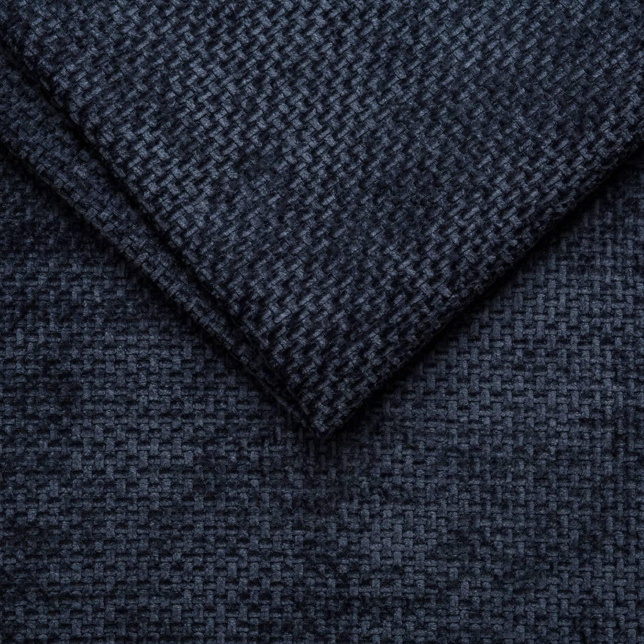 ECKSOFA mit verstellbaren Kopflehnen und Nosagfederung - Dunkelblau, Textil (339/285cm) - ed exciting design