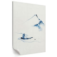 POSTER - 21x29 cm - Hokusai - Mann in einem Boot - Weiß, Textil (21/29.7/0.1cm) - TULUP