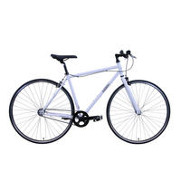 VINTAGE Singlespeed White 28 Zoll Gr: 48cm (M) - Weiß, Metall (48cm) - Hawk Bikes