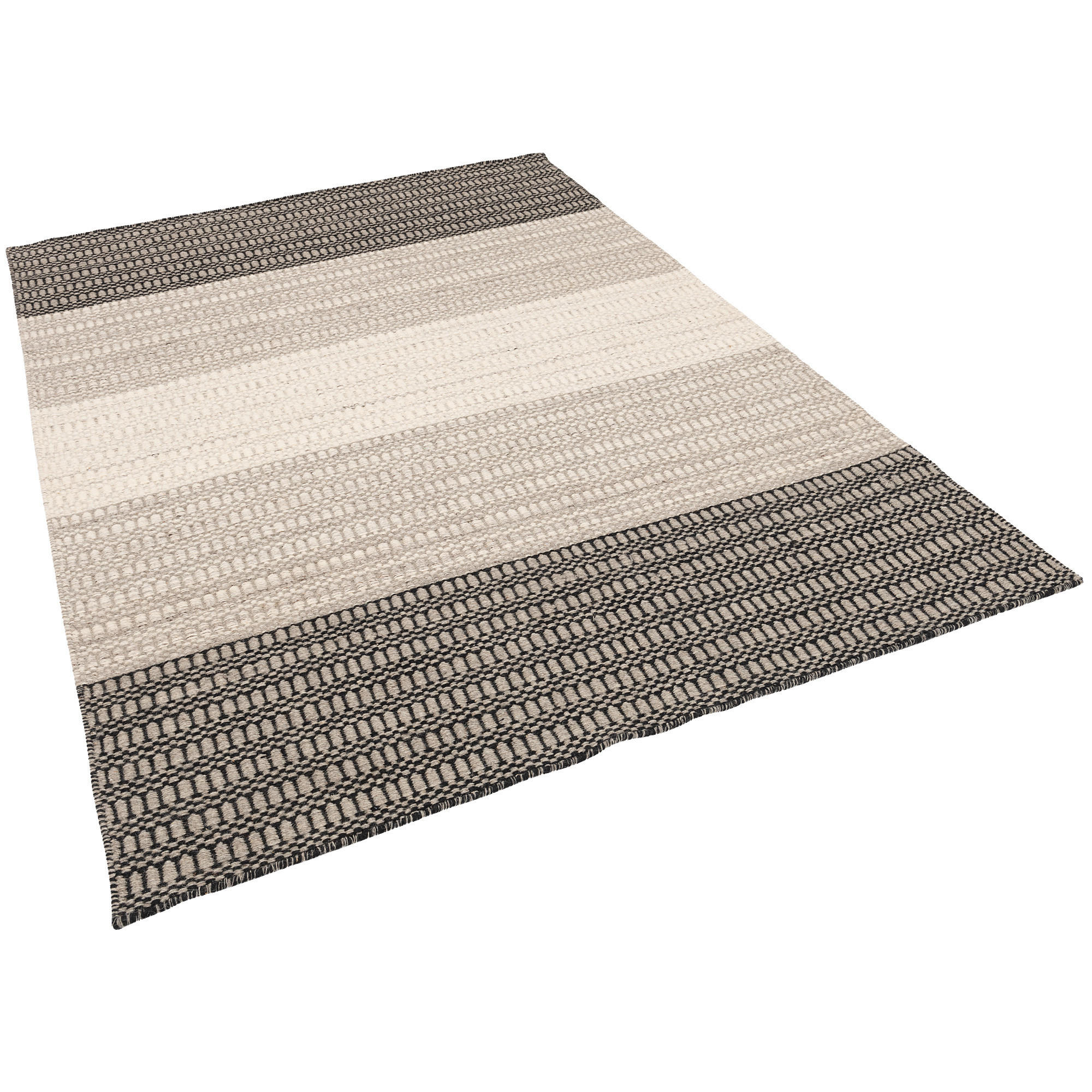 Thumbnail - Pergamon Natur, Grau, Textil, Rechteckig, 70x130 cm, Teppiche & Böden, Teppiche, Naturteppiche