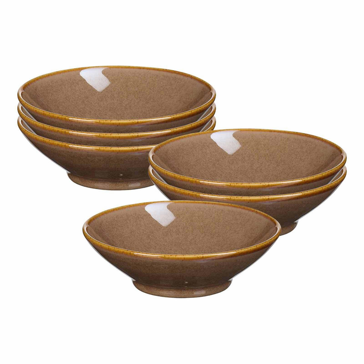 BEILAGENSCHALEN Sahara Dunkelbraun ø 14,5 cm 6er Set - Dunkelbraun, Keramik (14.5cm) - Ritzenhoff Breker