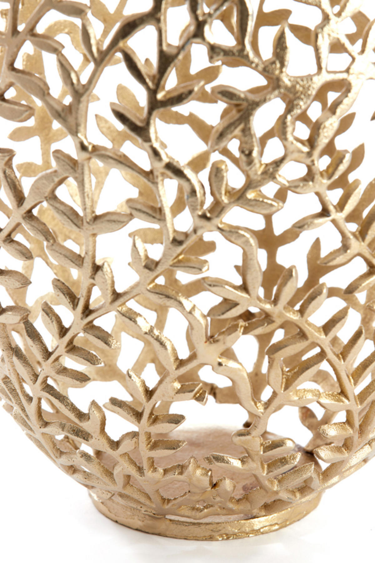 WINDLICHT Famaro Gold Ø33/51 cm - Goldfarben, Metall (33/51/33cm) - Light & Living
