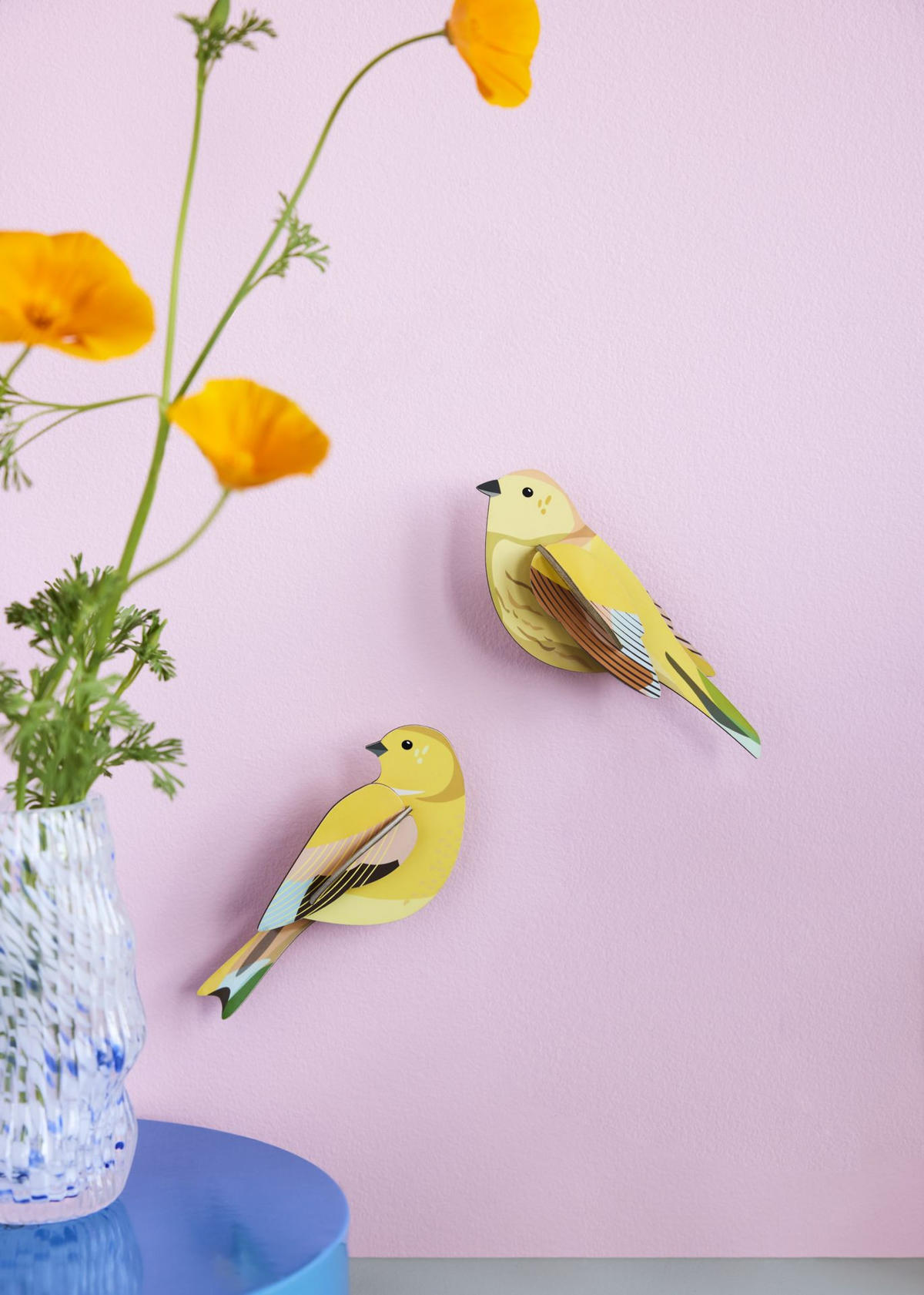 WANDSKULPTUR Bunt 4,5/15 cm - Multicolor, Wellpappe (4.5/15/6cm) - Studio Roof