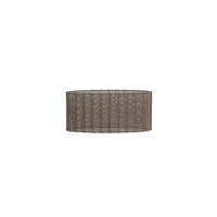 LAMPENSCHIRM Disli Braun 38/17,5/19 cm - Braun, Textil (38/17.5/19cm) - Light & Living