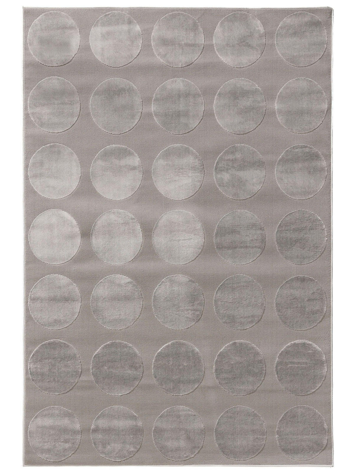 TEPPICH Claire Grau 120x170 cm - Grau, Kunststoff (120/170cm) - benuta