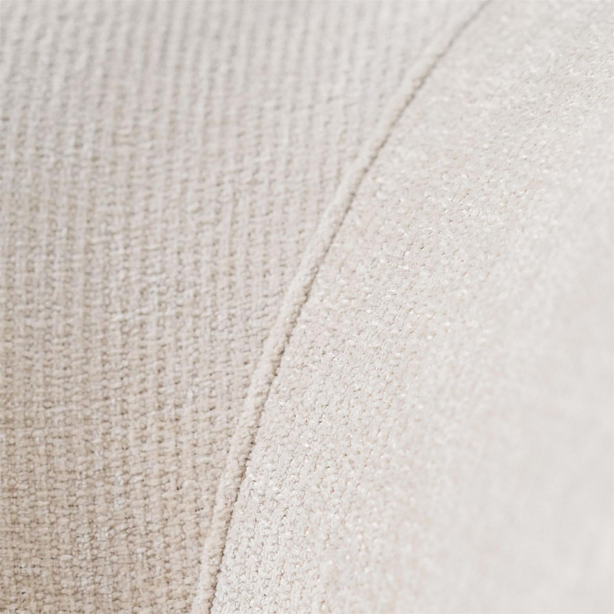 ECKSOFA Babette - Creme, Holzwerkstoff/Textil (242/188cm) - Fun Möbel