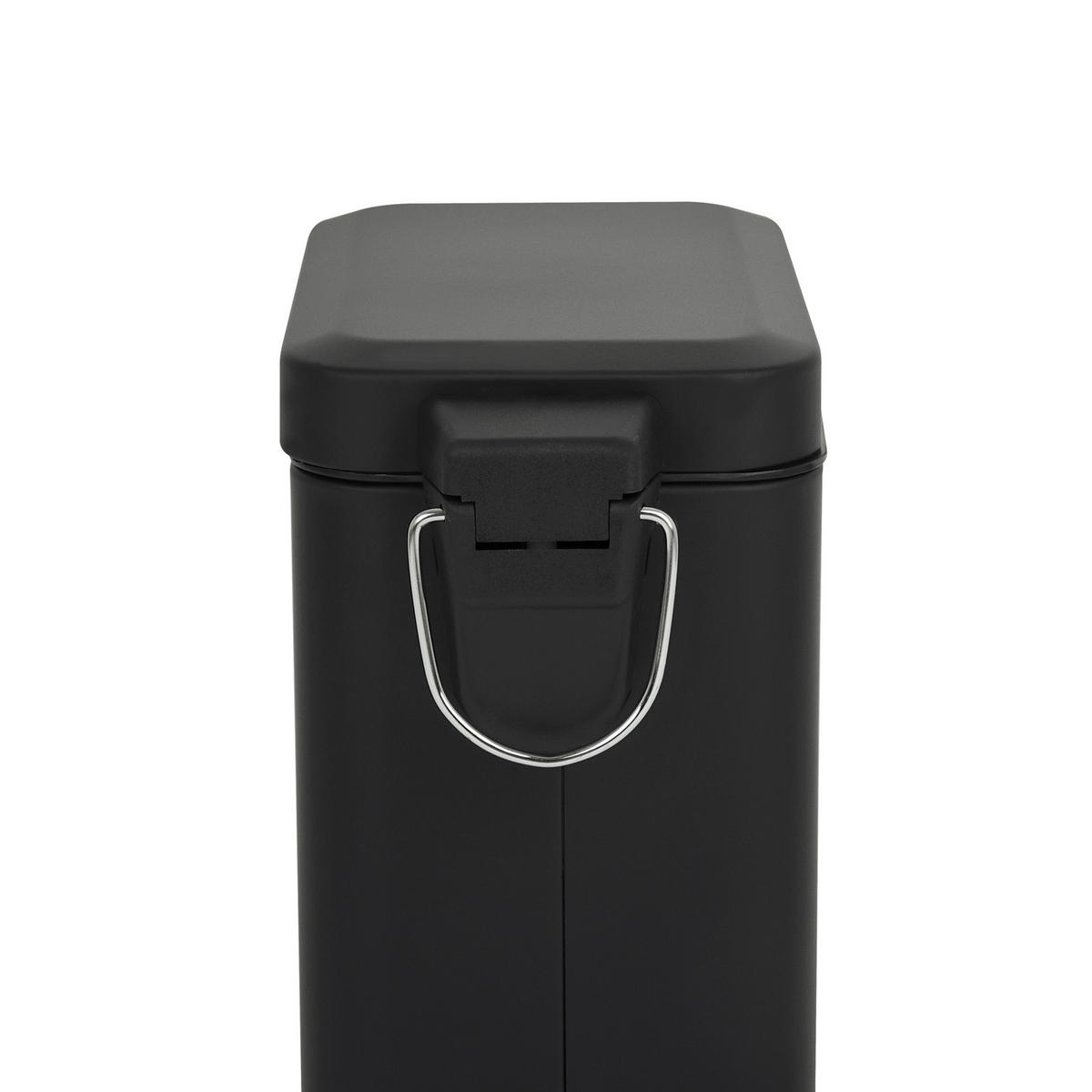 MÜLLEIMER STM5 5L Schwarz - Schwarz, Metall (14/30/28cm) - SVITA