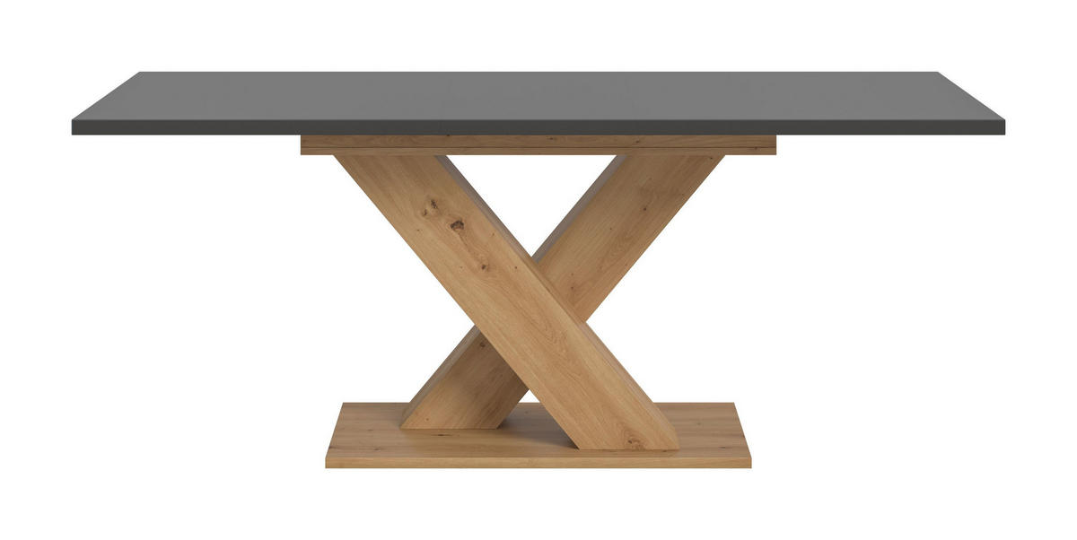 ESSTISCH MOTION (B/H/T: ca. 150/76/90 cm) in Artisan Oak Nachbildung/grau - Eiche Artisan, Holzwerkstoff (90/150/76cm)