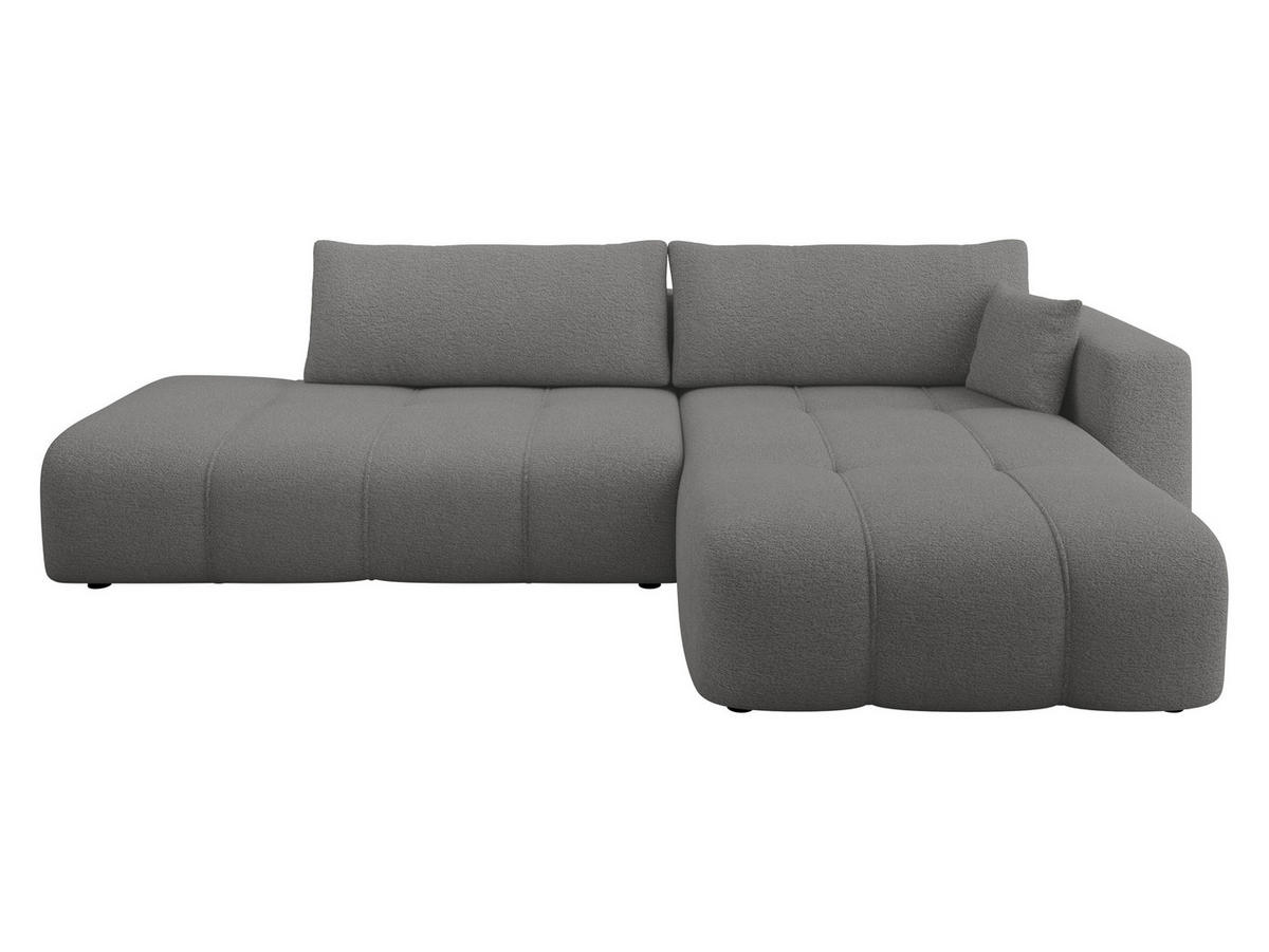 ECKSOFA Furyn O, Seite: Rechts - Greige/Schwarz, Holzwerkstoff/Kunststoff (262/145cm) - MIRJAN24