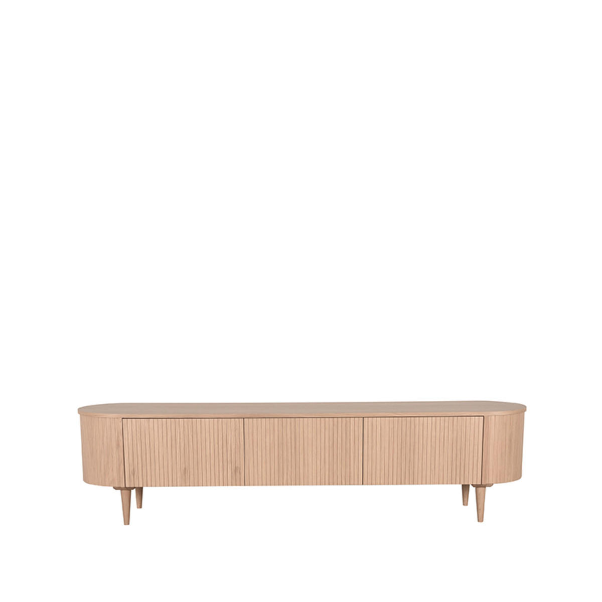 TV-MÖBEL Oliva Beige 47/220/55 cm - Beige, Holz (220/55/47cm) - LABEL51