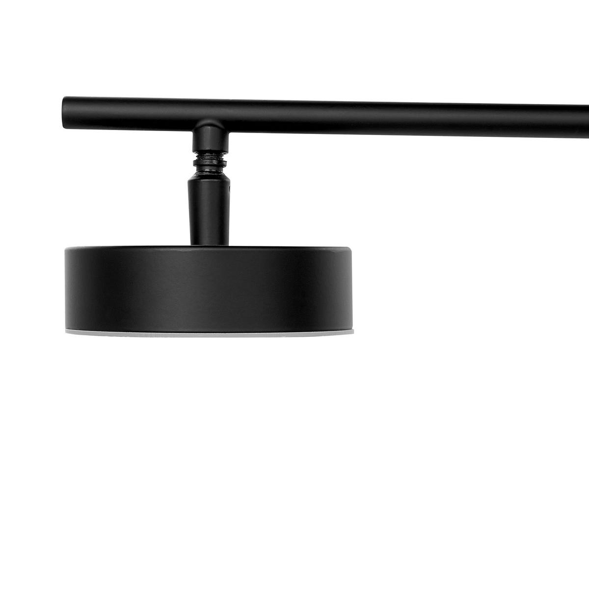 HÄNGELAMPE Foyle 10/122/69 cm - Schwarz, Metall (10/122/69cm) - Beliani